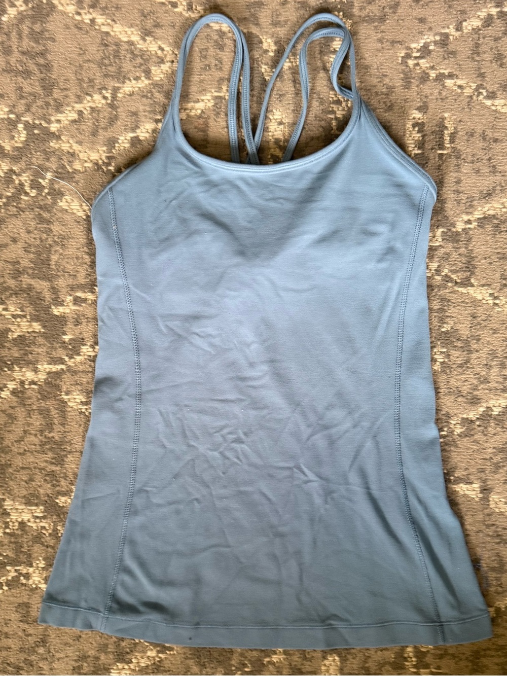 Women’s Blue Strappy Tank Top